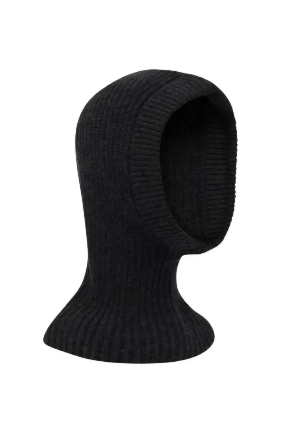 Kışlık Tam Kalıp Boğazlı Dokuma Triko Bere - Siyah