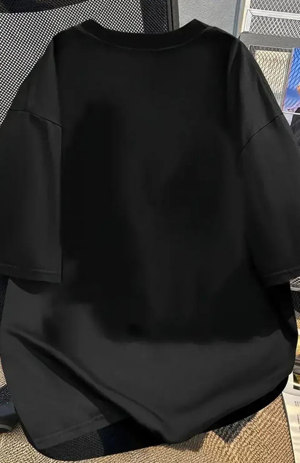 [Günlük T-Shirt] Hafif Kadın Günlük T-Shirt | Bol Kesim, Kısa Kollu, Yuvarlak Yaka, Eğlenceli Karikatür Ayı ve 