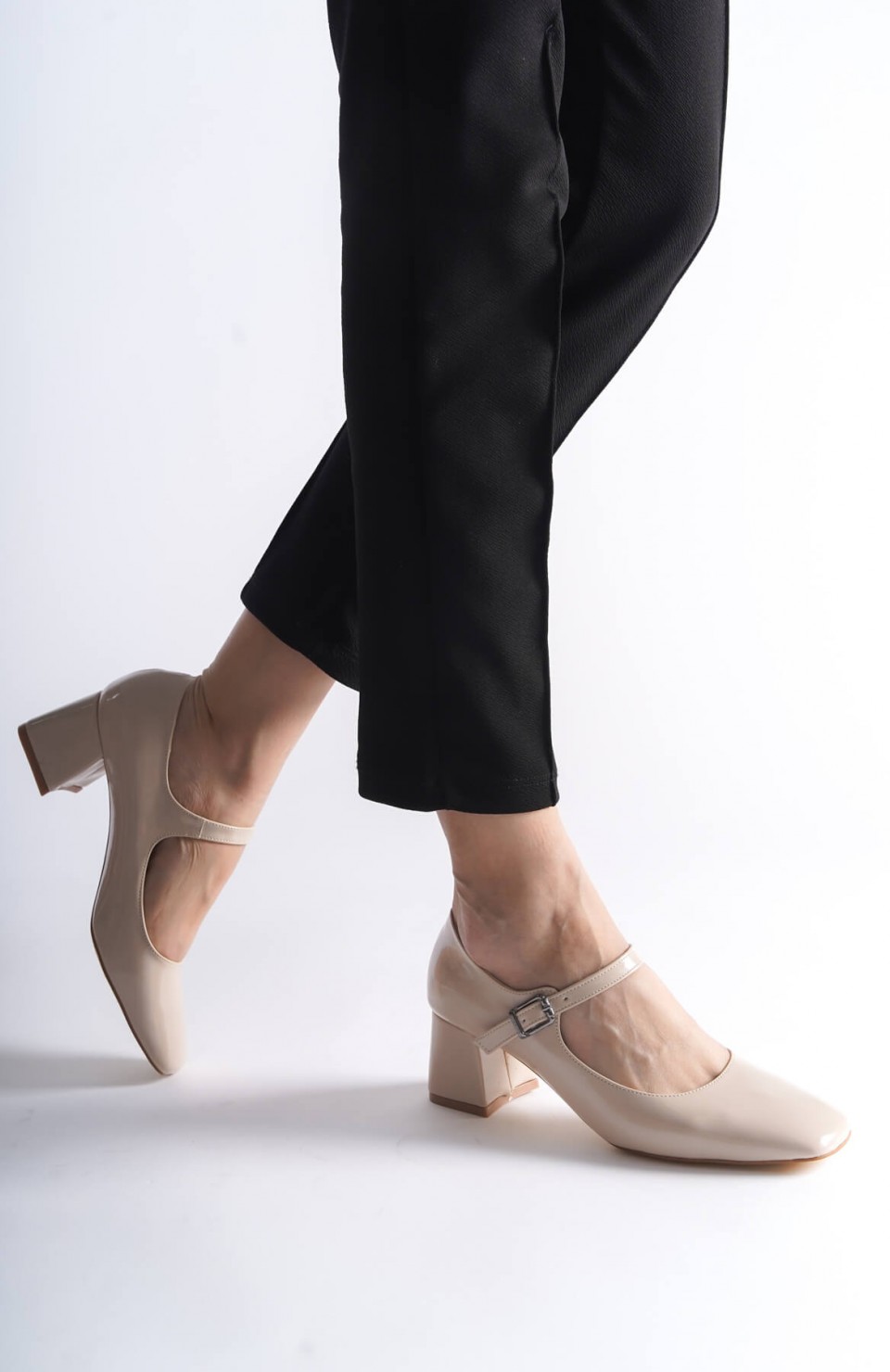 Bej Rugan Topuklu Kadın Ayakkabı TR16MS01B Somersan Giyim | Kadın, Erkek ve Çocuk Moda