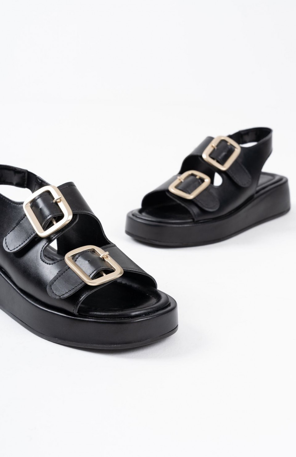 Siyah Cilt Kadın Sandalet TR17MY02A Somersan Giyim | Kadın, Erkek ve Çocuk Moda