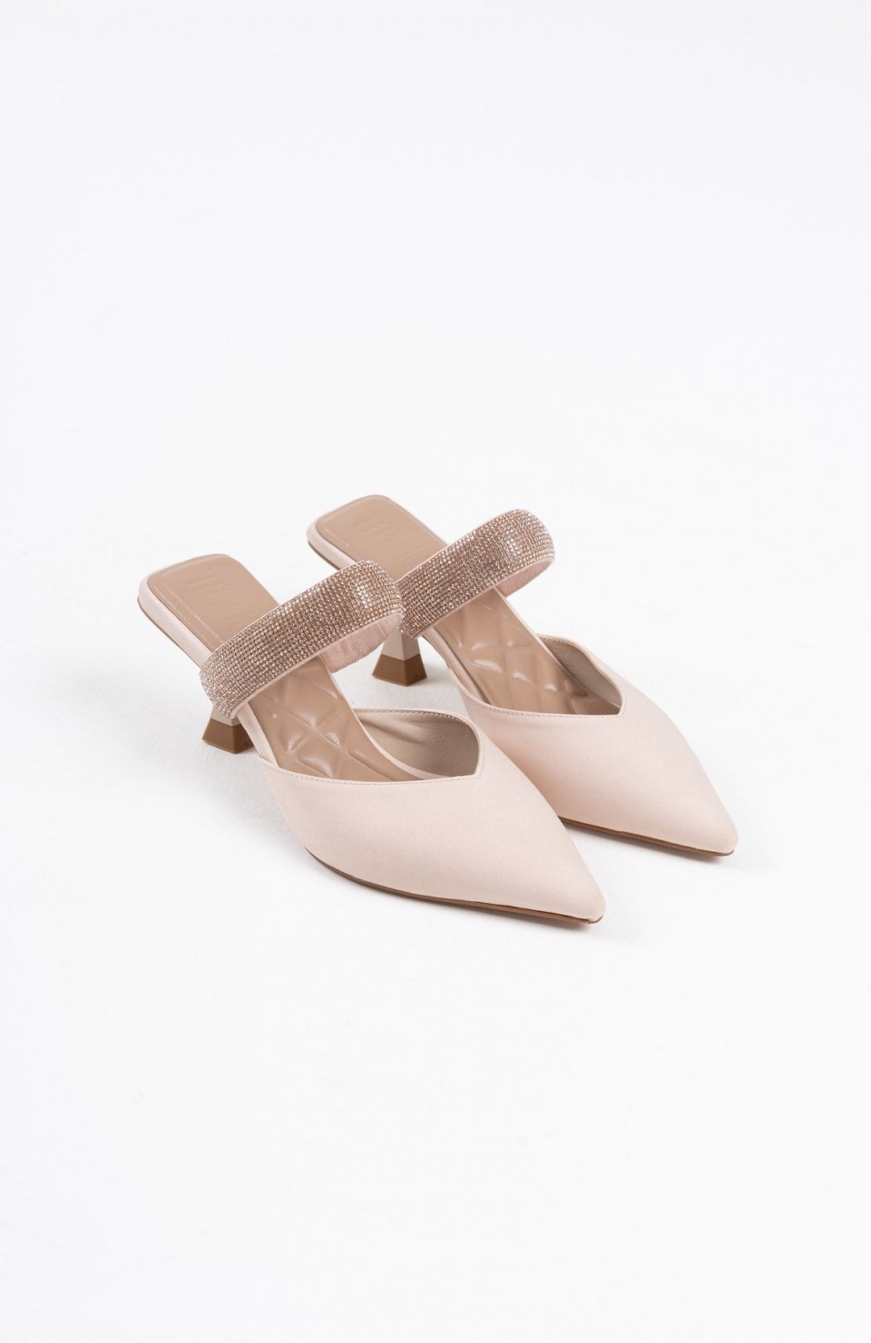 Topuklu Bej Kadın Terlik TR08MS13B Somersan Giyim | Kadın, Erkek ve Çocuk Moda