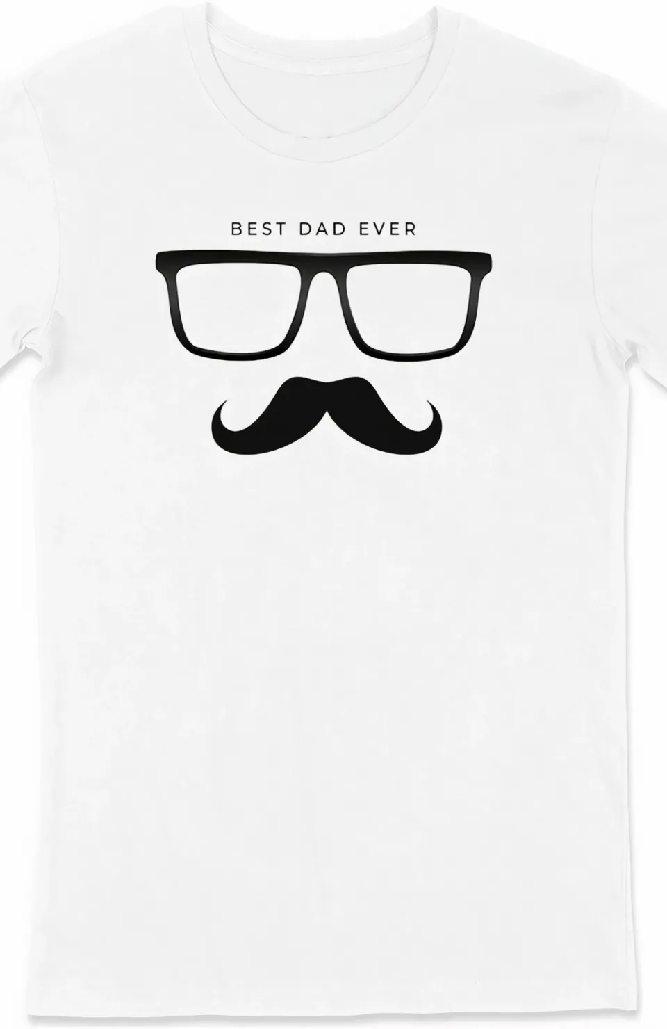 Babalar Günü Baskılı T-shirt - Beyaz