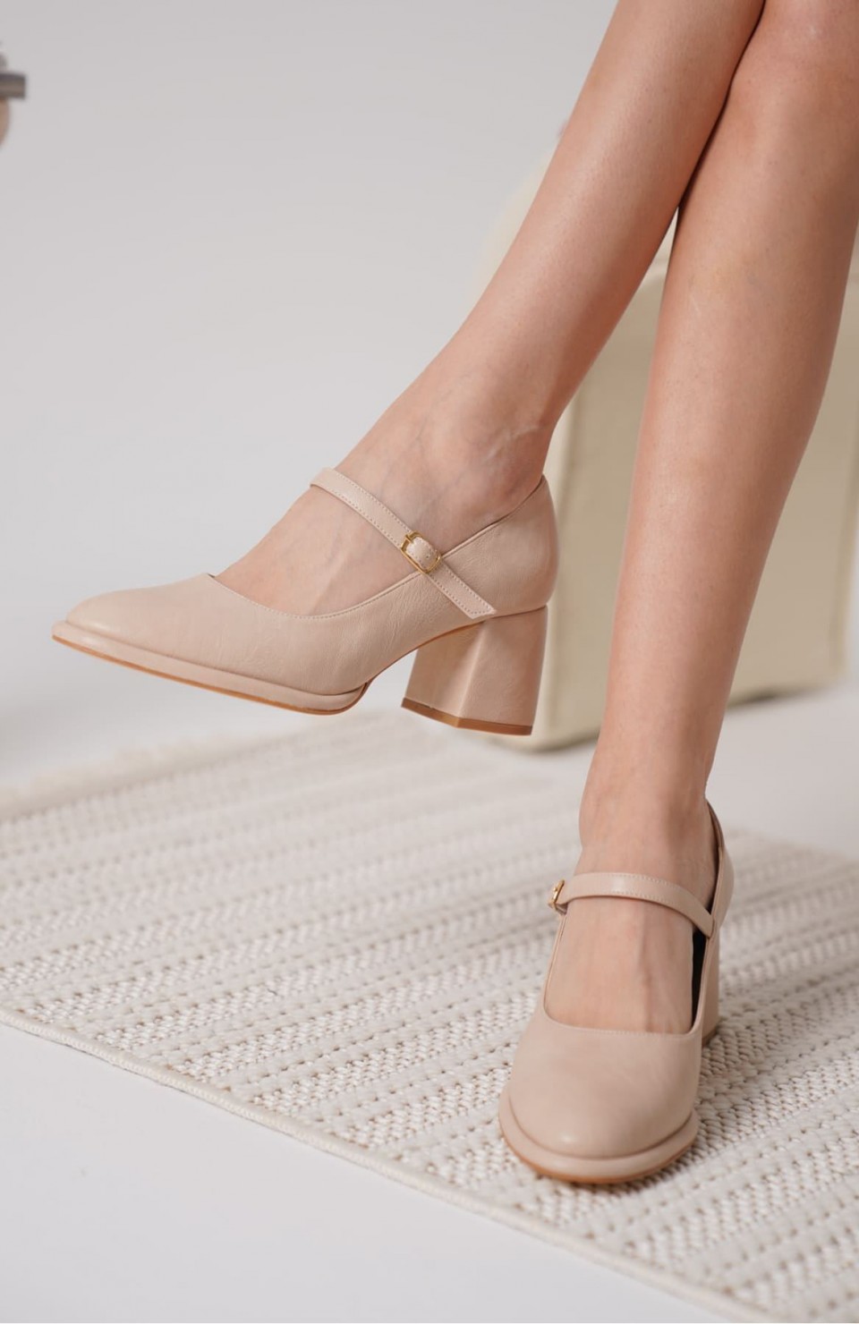Nude Cilt Kadın Topuklu Ayakkabı TR18MS07D Somersan Giyim | Kadın, Erkek ve Çocuk Moda