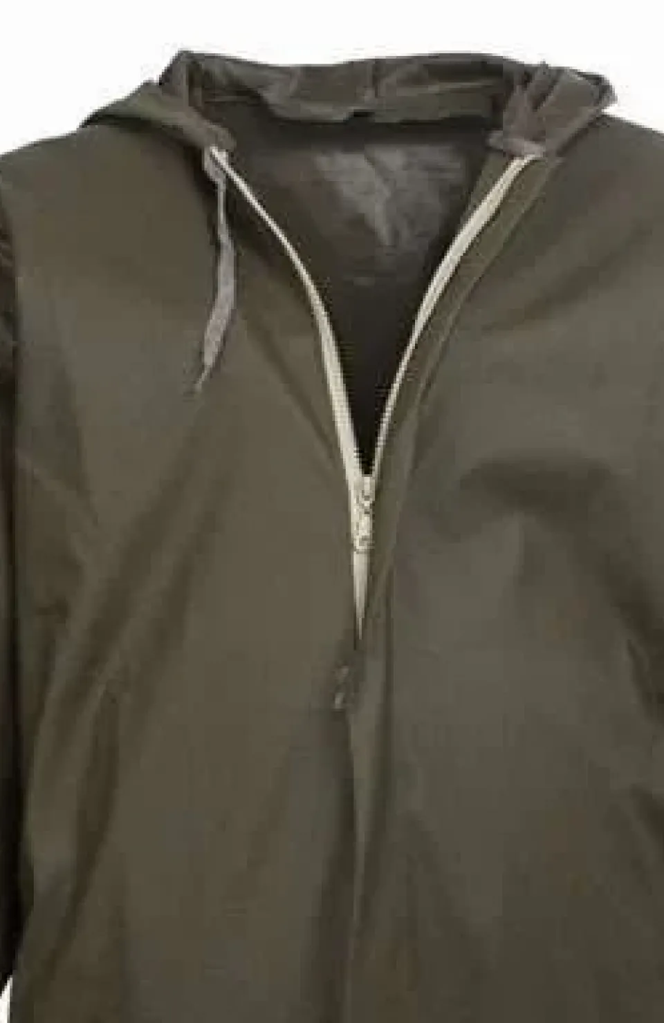 Liman, Avci, Balıkçı, Kurye Kapüşonlu Pardösü Yağmurluk - Haki