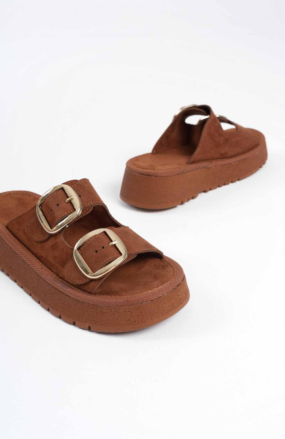 Taba Cilt Terlik TR14MY01C Somersan Giyim | Kadın, Erkek ve Çocuk Moda