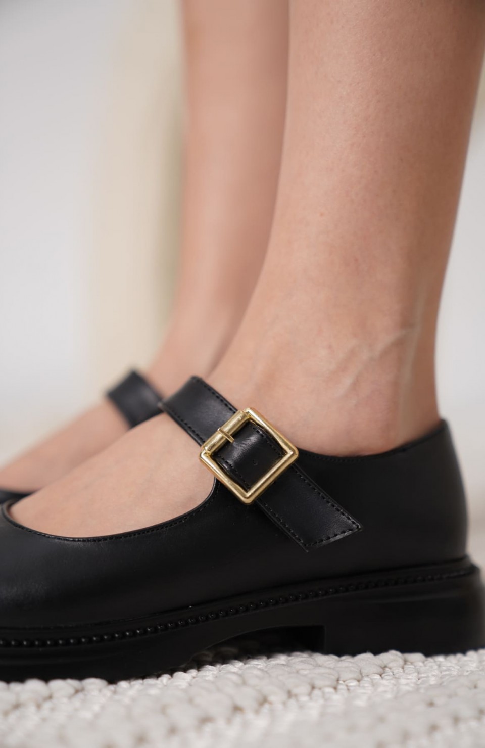 Siyah Gunluk Mary Jane Ayakkabı TR09MS01D Somersan Giyim | Kadın, Erkek ve Çocuk Moda