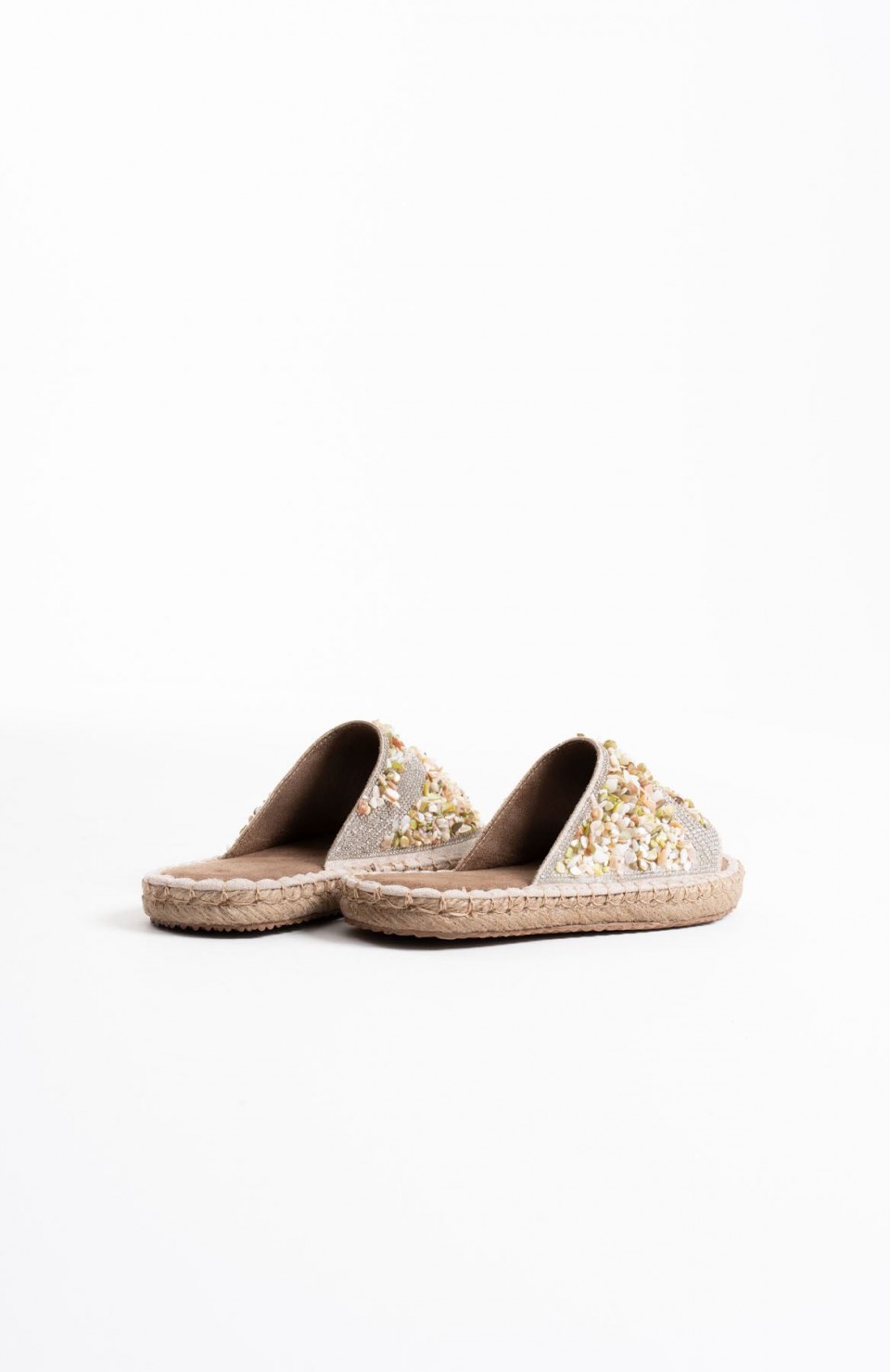 Kadın Bej Taş İşlemeli Terlik TR35MY08B Somersan Giyim | Kadın, Erkek ve Çocuk Moda