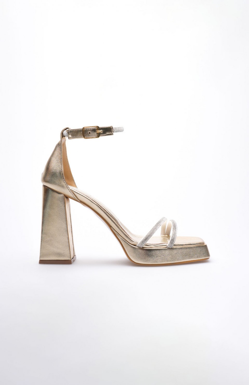 Kadın Altın Topuklu Sandalet TR12MY01F Somersan Giyim | Kadın, Erkek ve Çocuk Moda