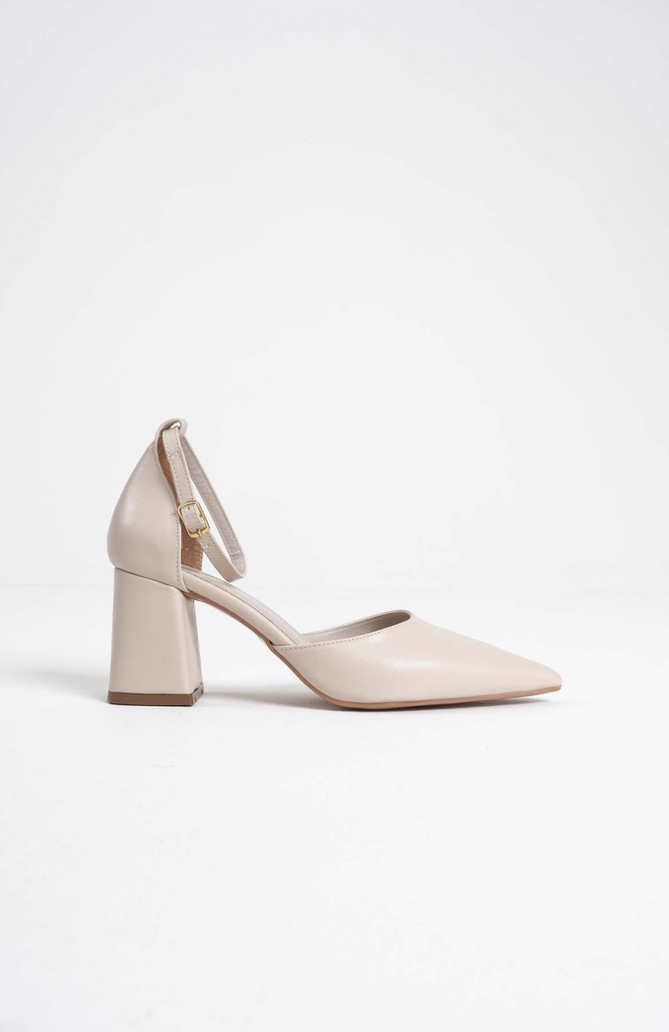 Bej Cilt Kadın Topuklu Ayakkabı TR08MS11G Somersan Giyim | Kadın, Erkek ve Çocuk Moda