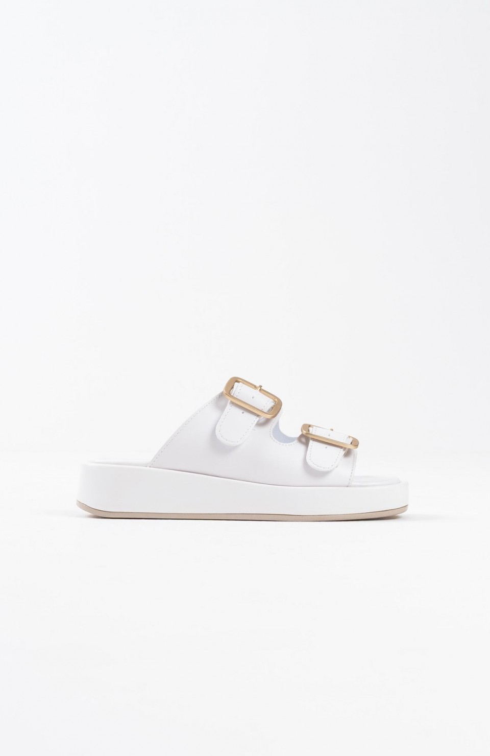 Beyaz Cilt Tokalı Terlik TR17MY01B Somersan Giyim | Kadın, Erkek ve Çocuk Moda