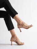 Kadın Nude Topuklu Sandalet TR12MY06E Somersan Giyim | Kadın, Erkek ve Çocuk Moda