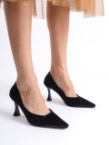 Kadın Siyah Saten Stiletto TR08MS27D Somersan Giyim | Kadın, Erkek ve Çocuk Moda