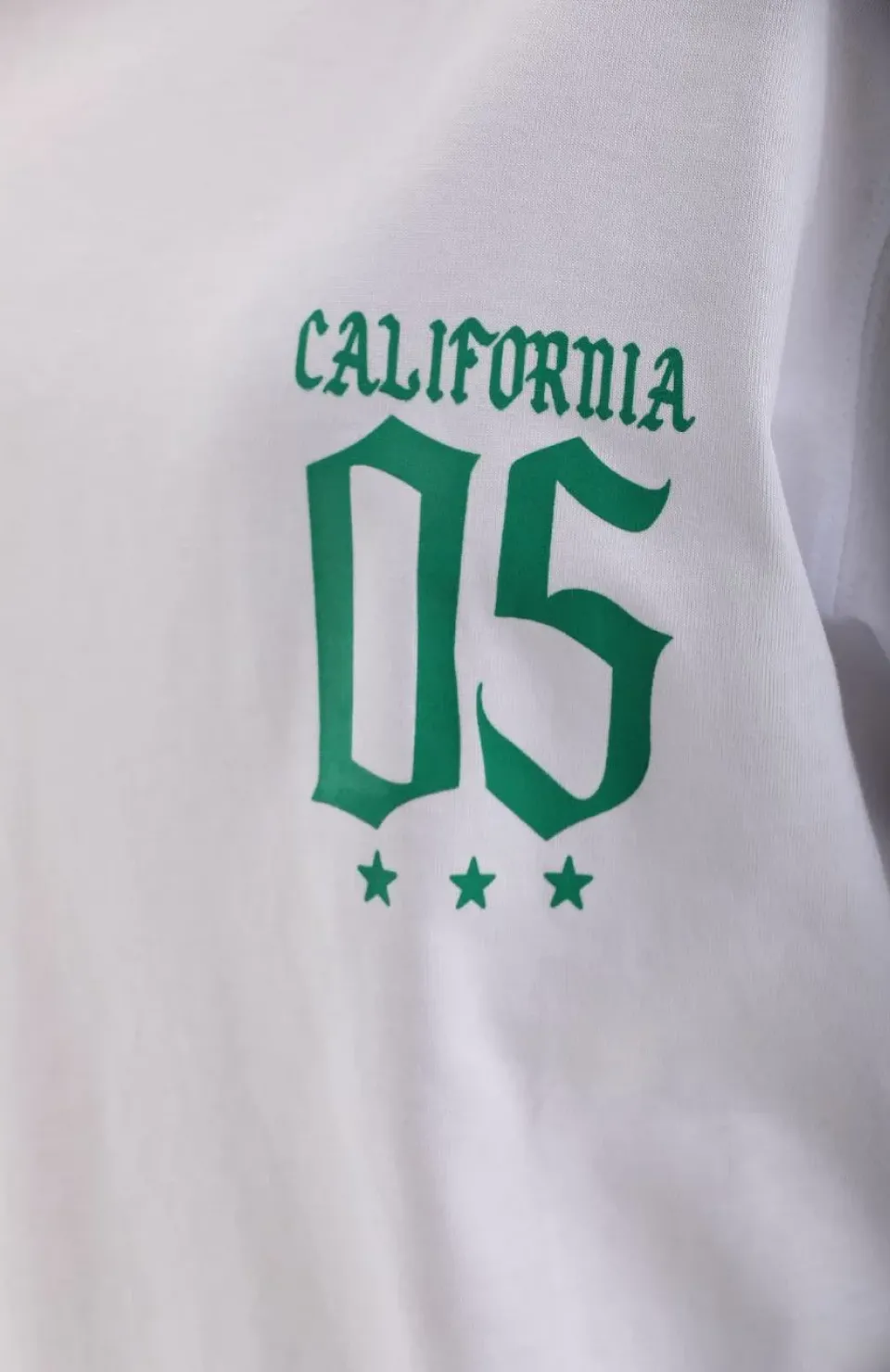 Unisex Baskılı Oversize T-Shirt - Beyaz