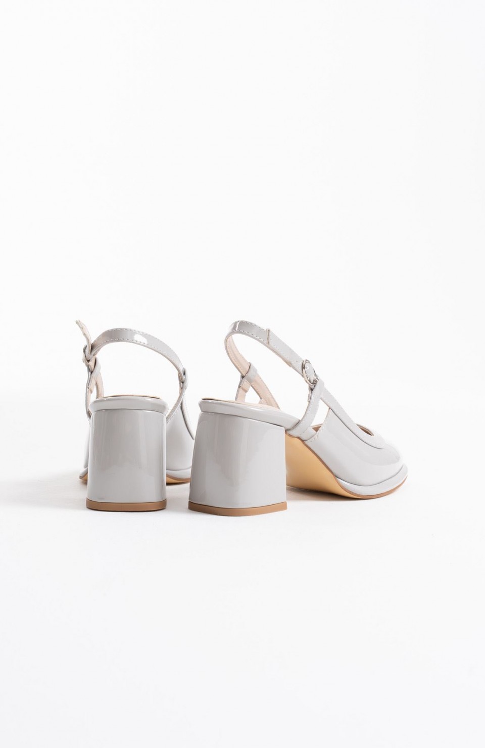 Gri Rugan Kadın Topuklu Ayakkabı TR18MS17C Somersan Giyim | Kadın, Erkek ve Çocuk Moda