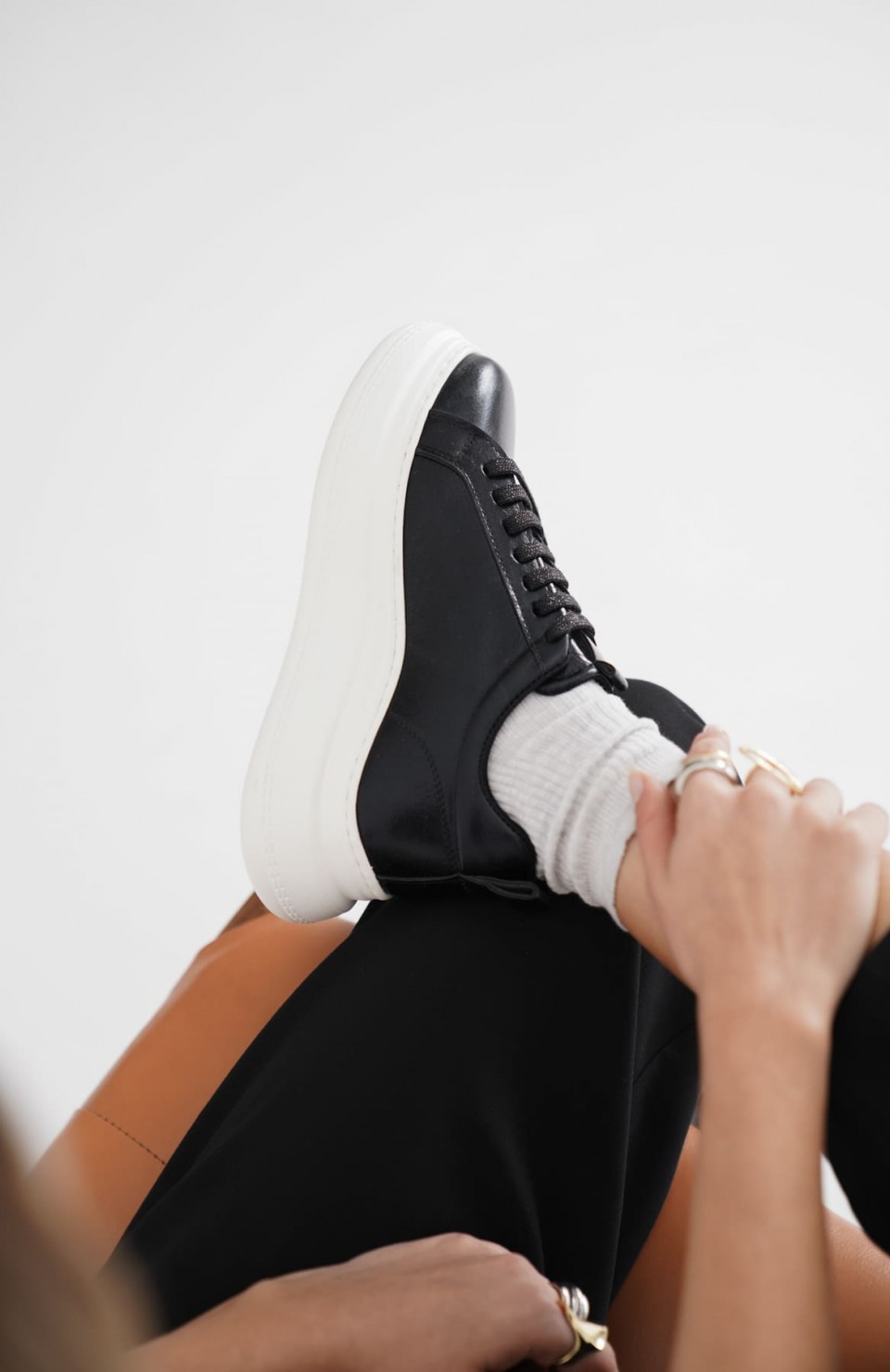 Kadın Siyah Sneaker TR01MS05A Somersan Giyim | Kadın, Erkek ve Çocuk Moda