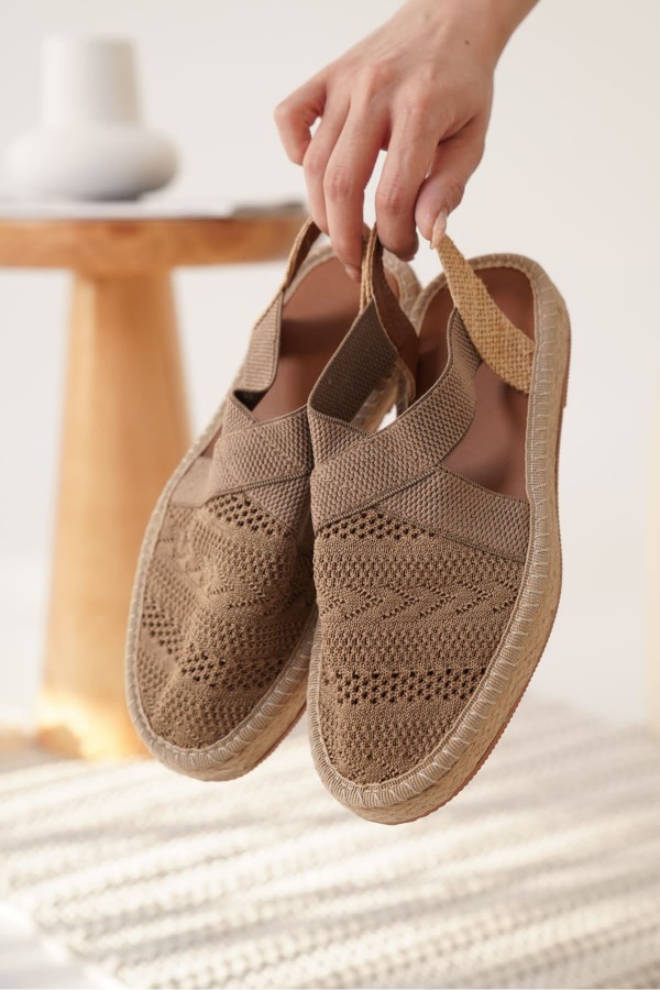 Kadın Vizon Espadril Ayakkabı TR19MY01D