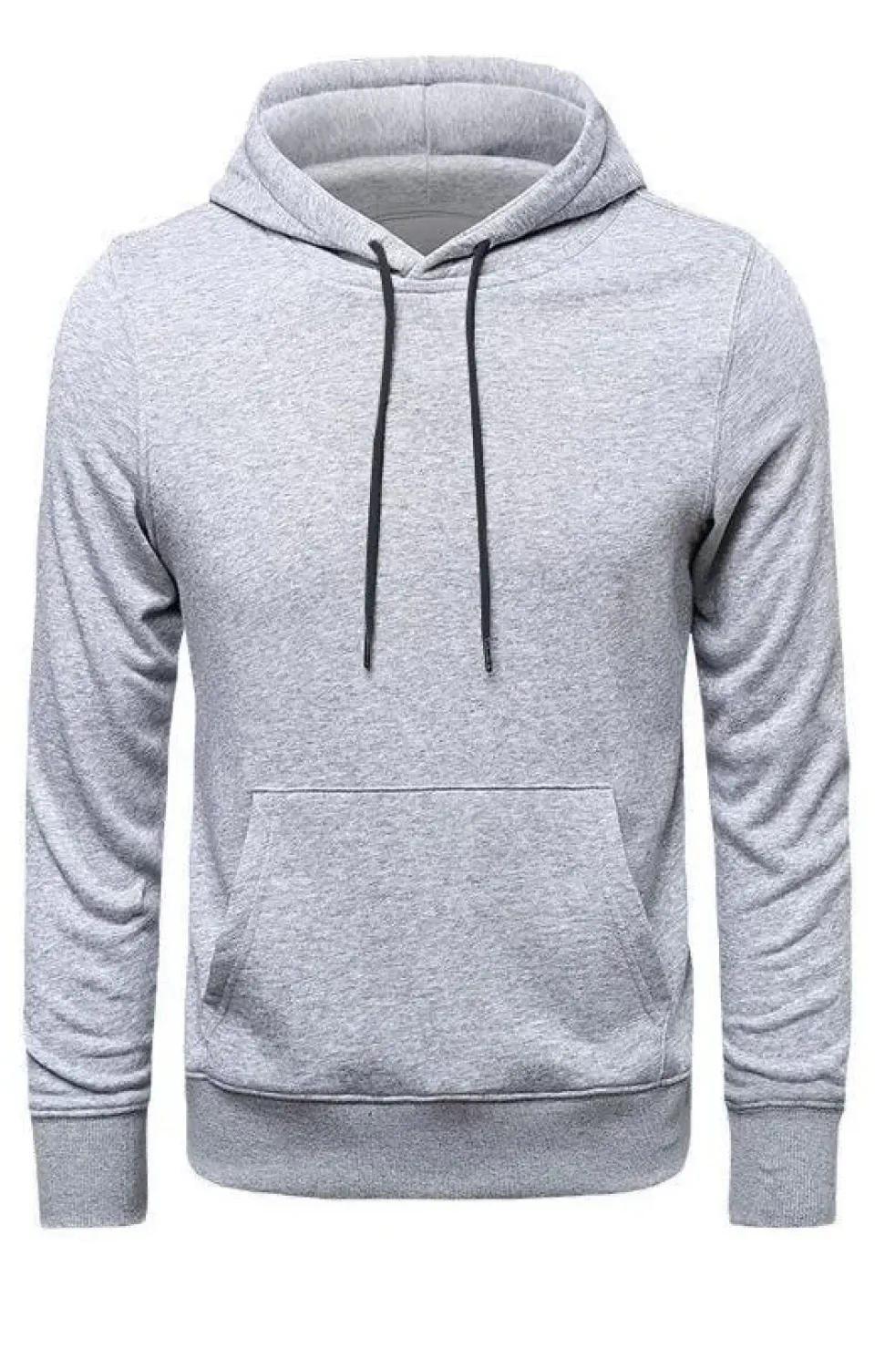 Erkek Uzun Kol Kapşonlu Basic Sweatshirt hoodie - Gri Somersan Giyim | Kadın, Erkek ve Çocuk Moda