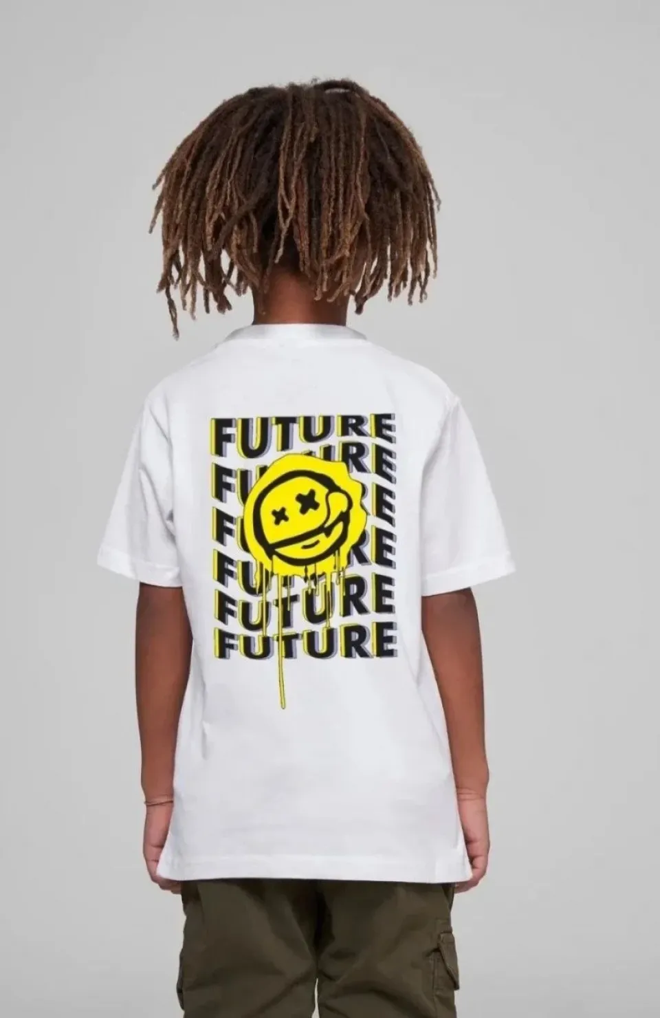 Çocuk Unisex Baskılı T-Shirt - Beyaz Somersan Giyim | Kadın, Erkek ve Çocuk Moda