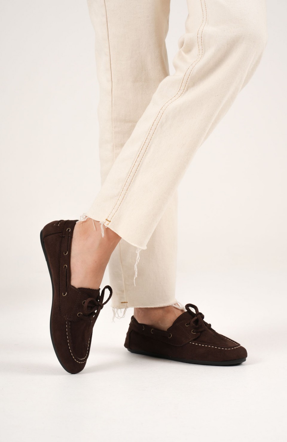 Kadın Acı Kahve Günlük Süet Ayakkabı TR27MS06E Somersan Giyim | Kadın, Erkek ve Çocuk Moda