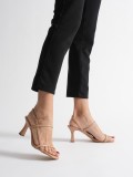 Kadın Nude Topuklu Sandalet TR12MY06E Somersan Giyim | Kadın, Erkek ve Çocuk Moda