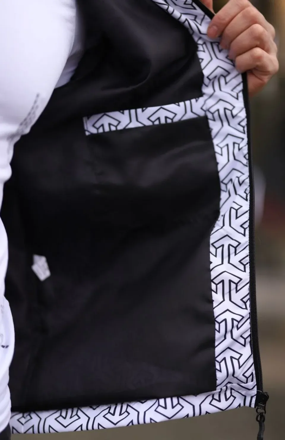 Unisex Kapüşonlu İçi Astarlı Yağmurluk - Beyaz