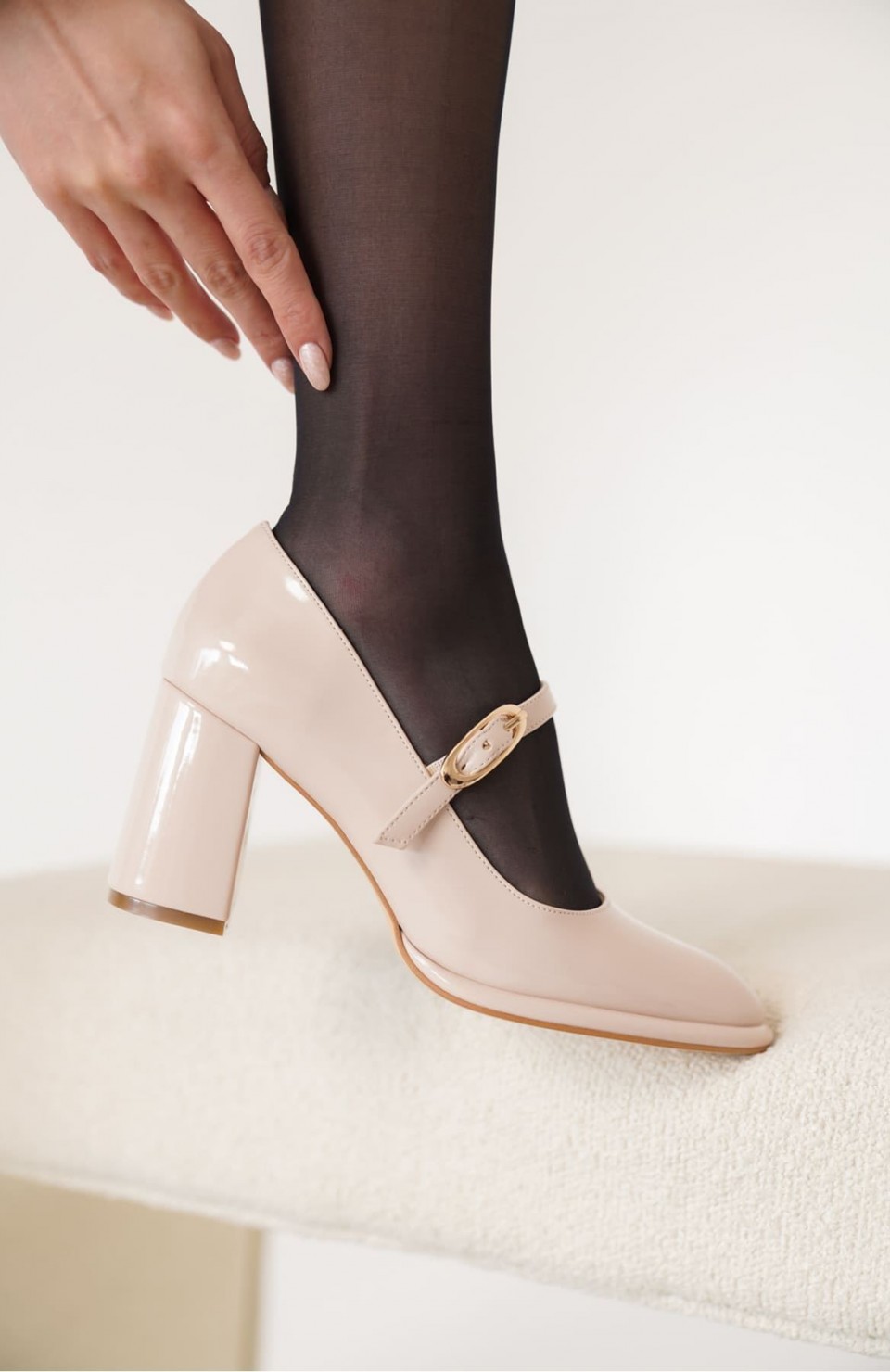 Bej Kadın Topuklu Ayakkabı TR18MS12B Somersan Giyim | Kadın, Erkek ve Çocuk Moda