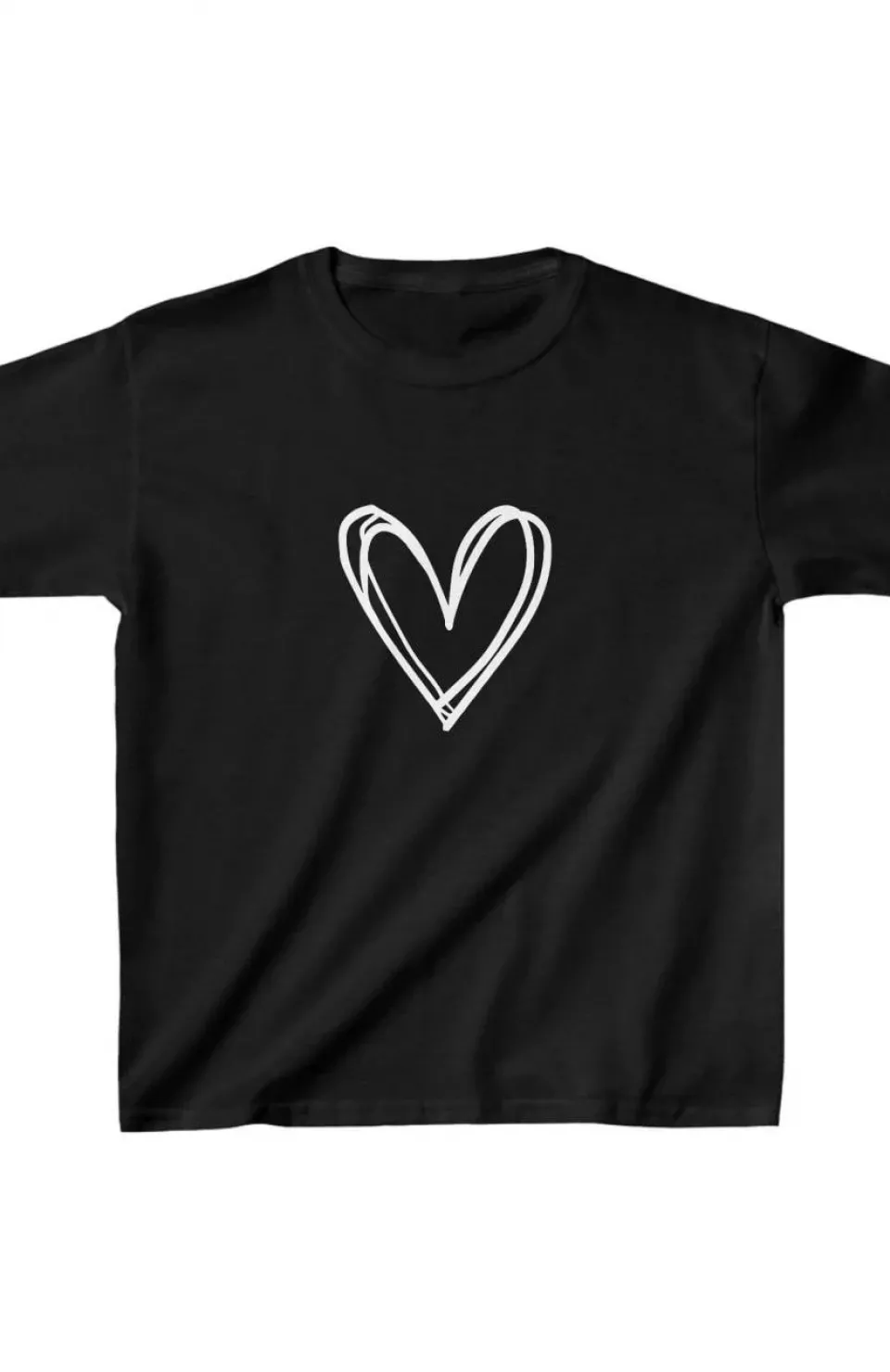 Çocuk Kız Baskılı T-Shirt - Siyah Somersan Giyim | Kadın, Erkek ve Çocuk Moda