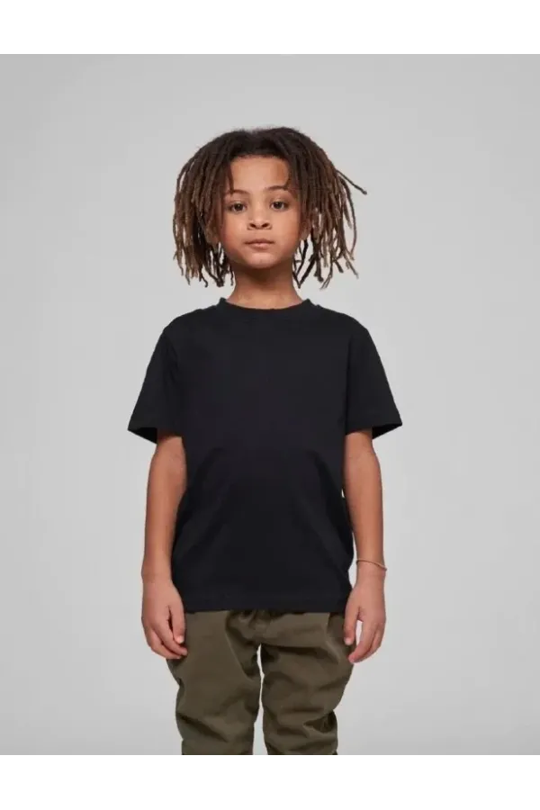 Çocuk Unisex Basic T-Shirt - Siyah