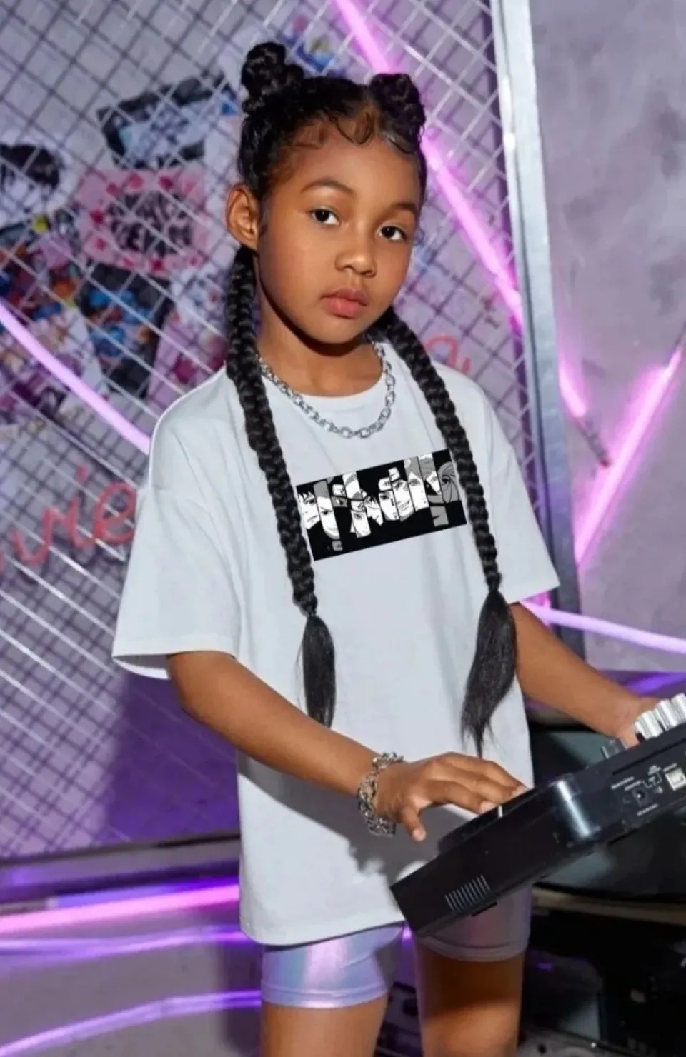 Çocuk Unisex Baskılı T-Shirt - Beyaz Somersan Giyim | Kadın, Erkek ve Çocuk Moda