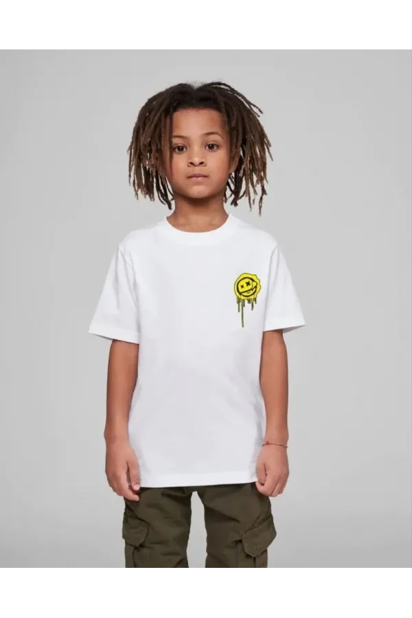 Çocuk Unisex Baskılı T-Shirt - Beyaz