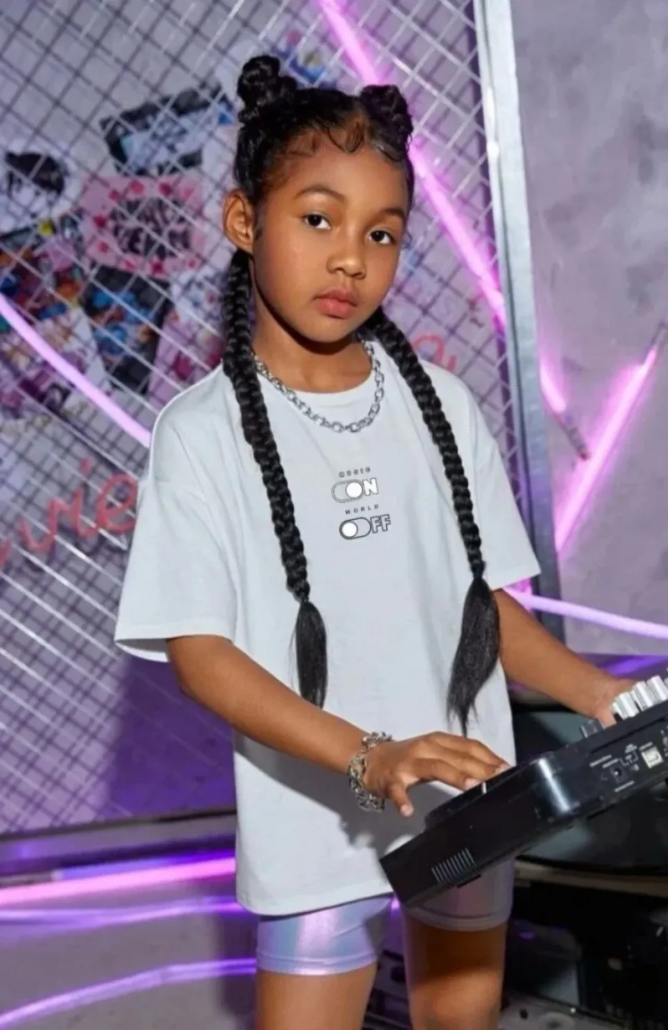 Çocuk Unisex Baskılı T-Shirt - Beyaz Somersan Giyim | Kadın, Erkek ve Çocuk Moda