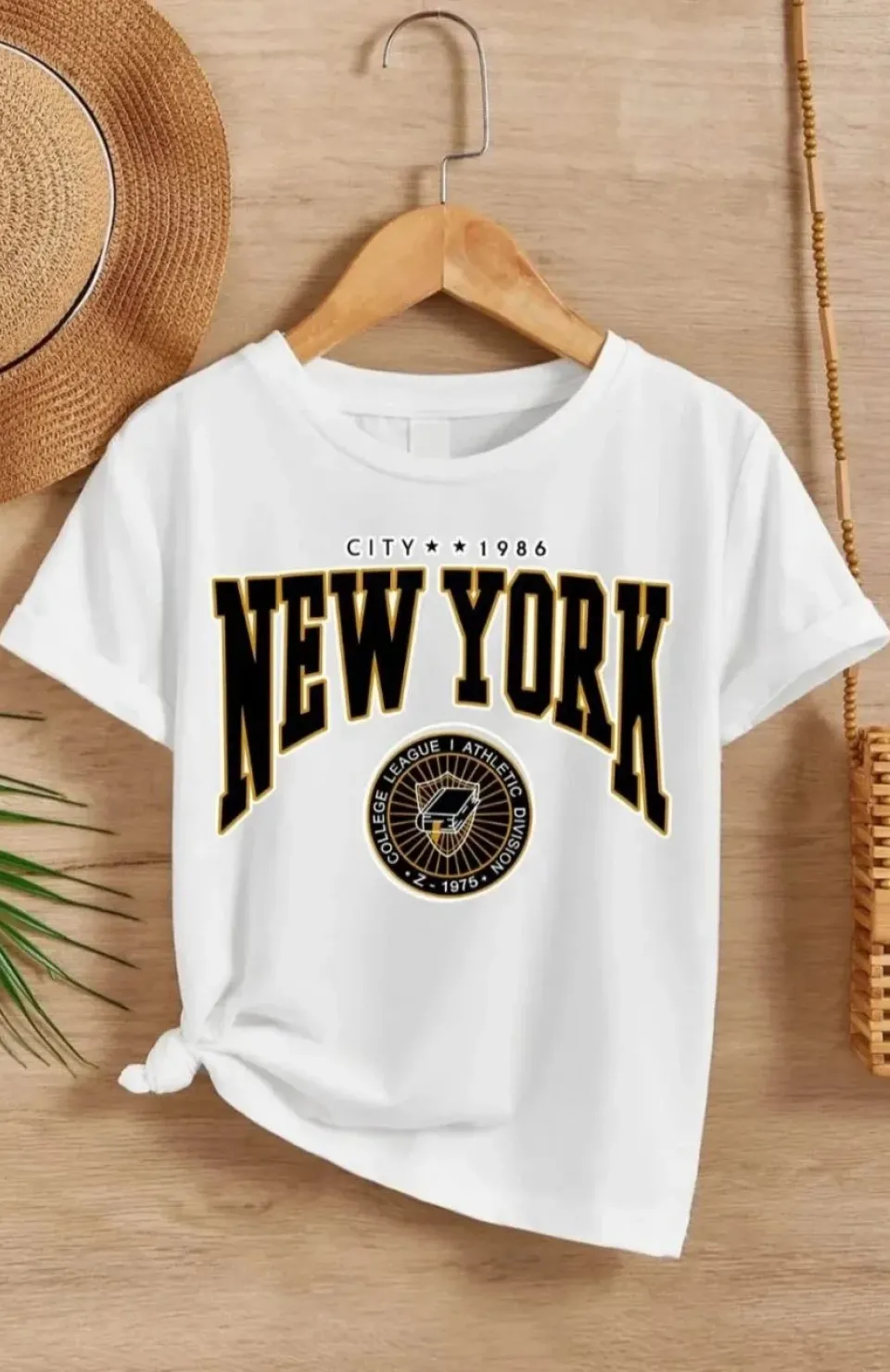 Çocuk Unisex Baskılı T-Shirt - Beyaz Somersan Giyim | Kadın, Erkek ve Çocuk Moda