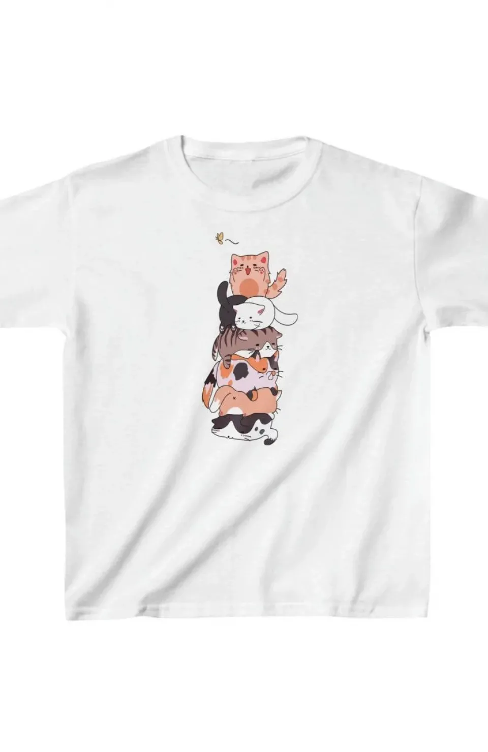 Çocuk Unisex Baskılı T-Shirt - Beyaz Somersan Giyim | Kadın, Erkek ve Çocuk Moda