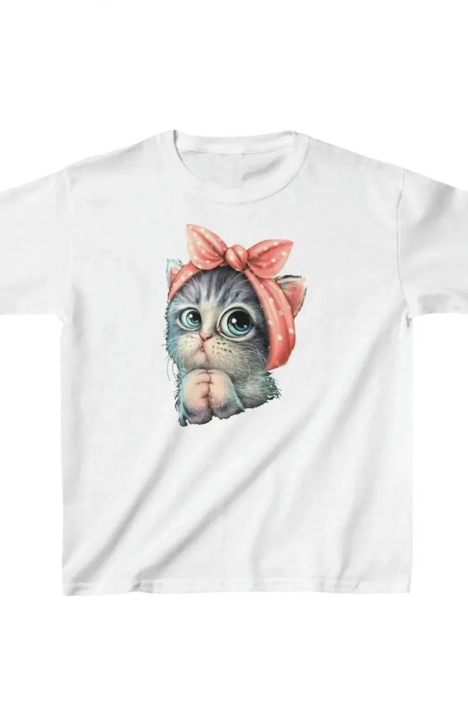 Çocuk Unisex Baskılı T-Shirt - Beyaz Somersan Giyim | Kadın, Erkek ve Çocuk Moda