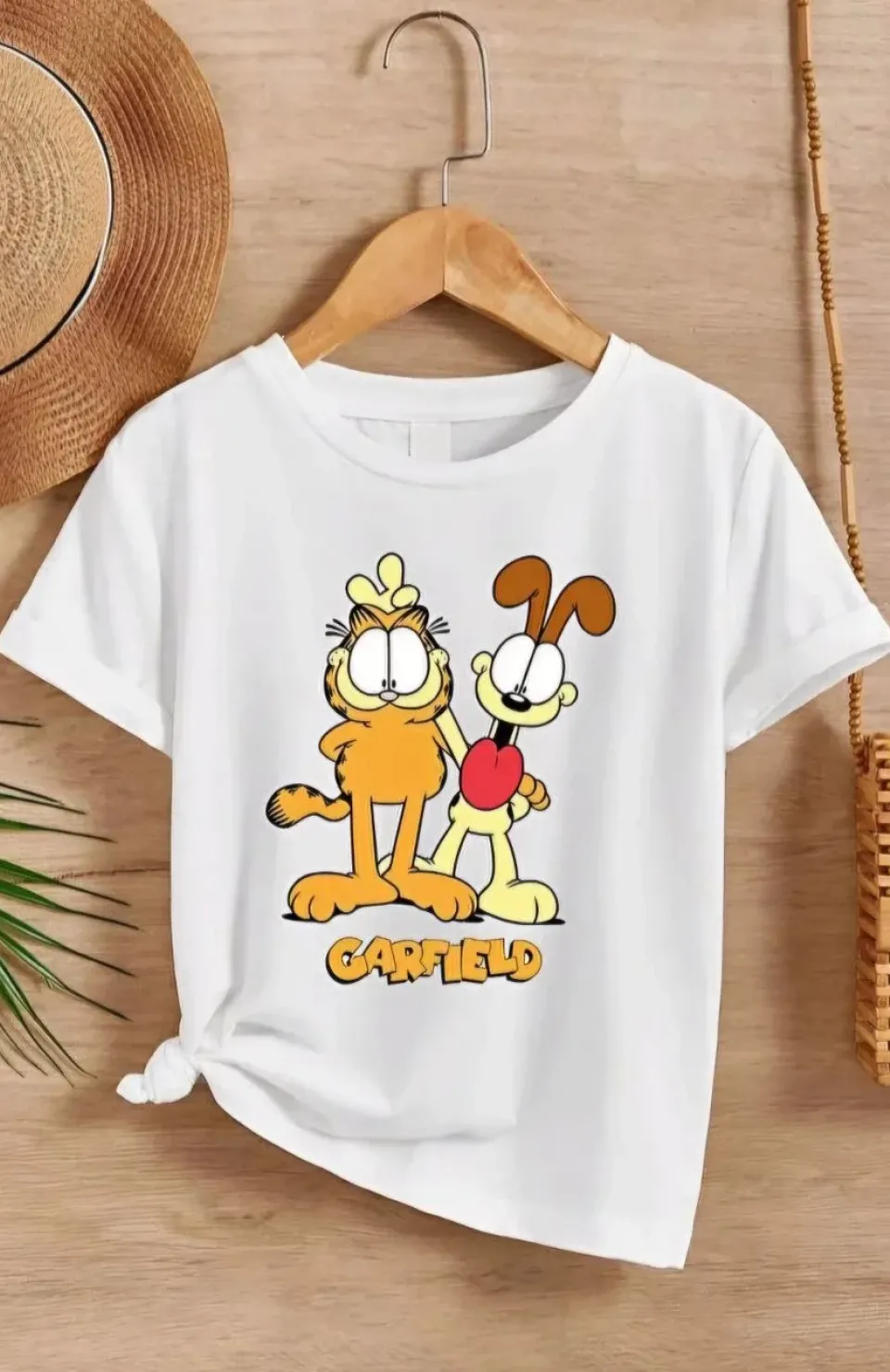 Çocuk Unisex Baskılı T-Shirt - Beyaz Somersan Giyim | Kadın, Erkek ve Çocuk Moda