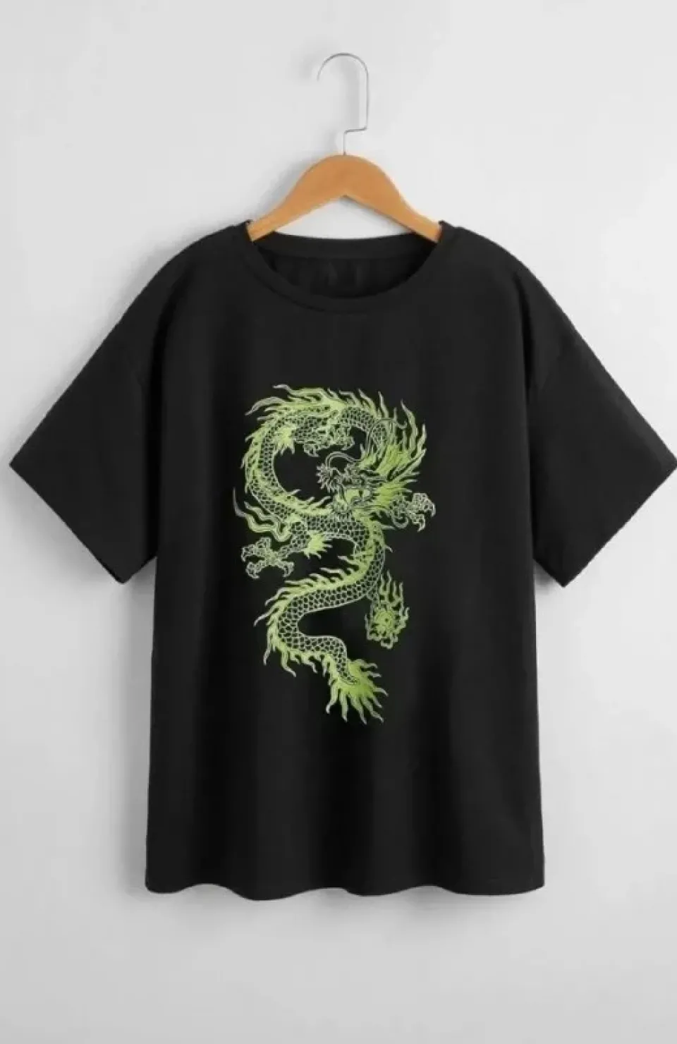 Çocuk Unisex Baskılı T-Shirt - Siyah