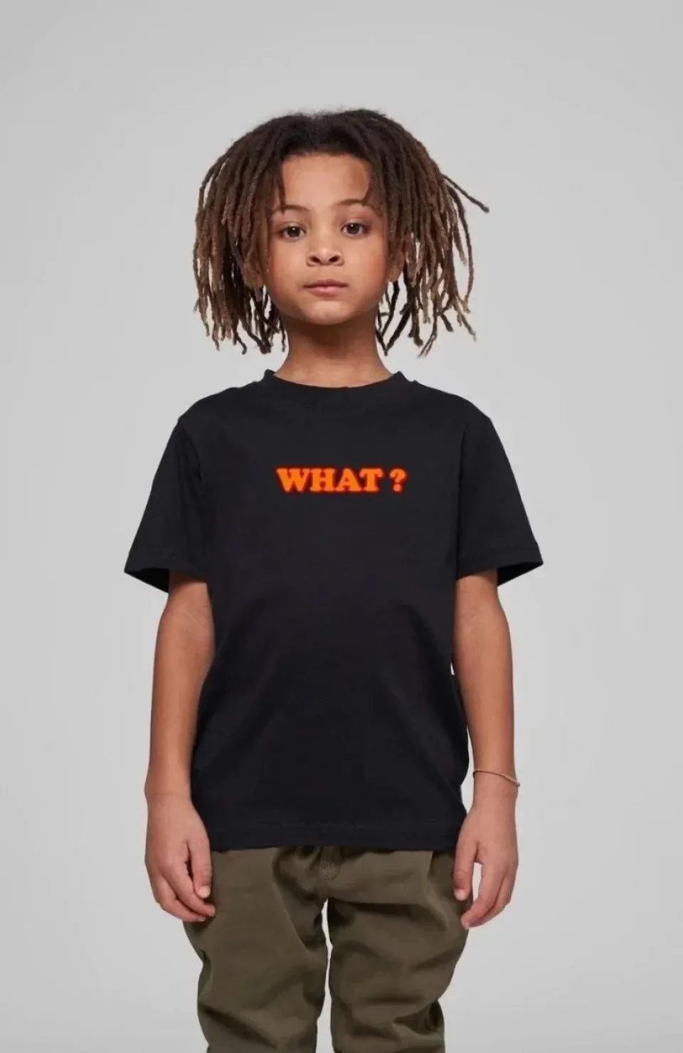 Çocuk Unisex Baskılı T-Shirt - Siyah