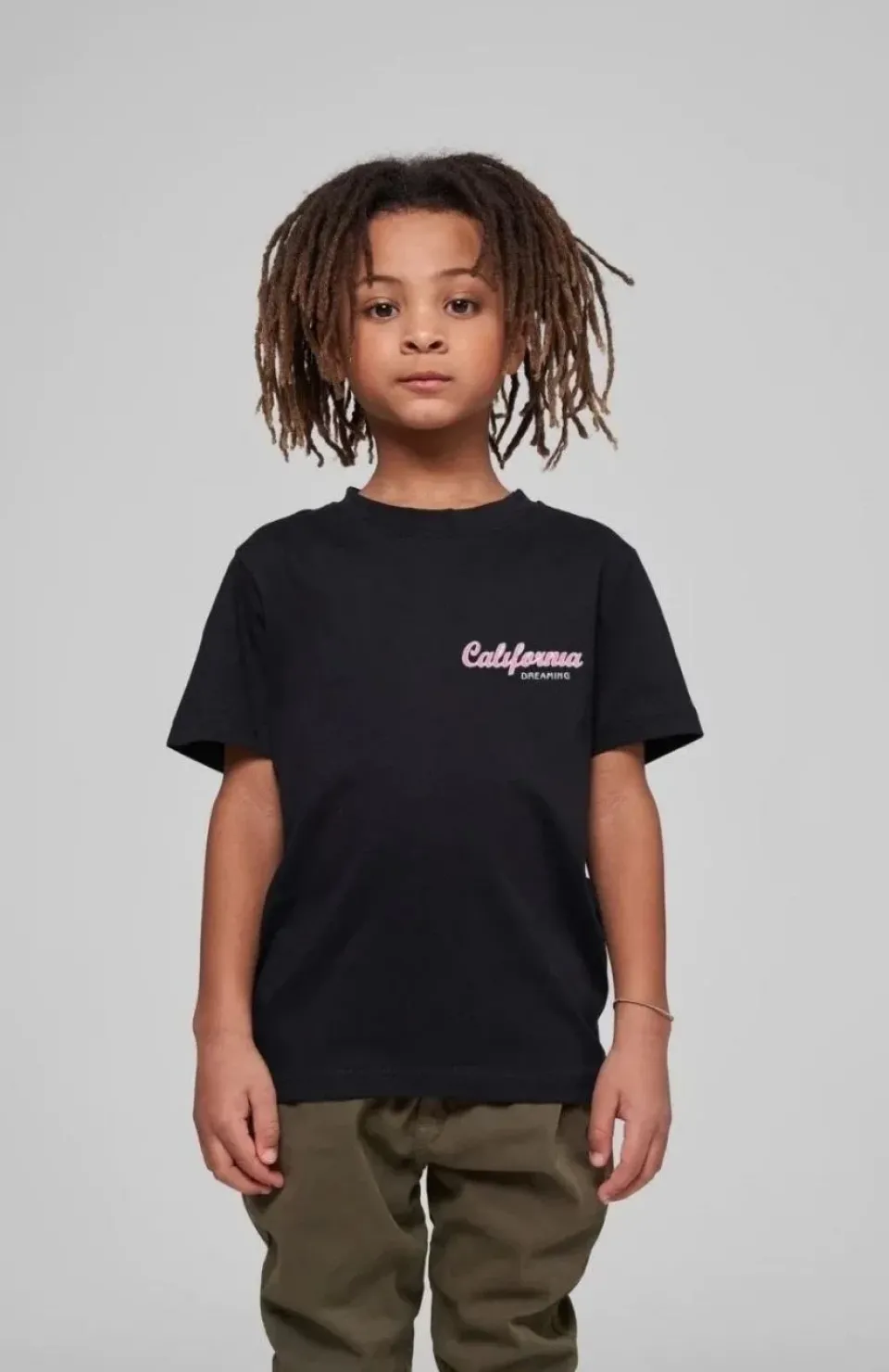 Çocuk Unisex Baskılı T-Shirt - Siyah