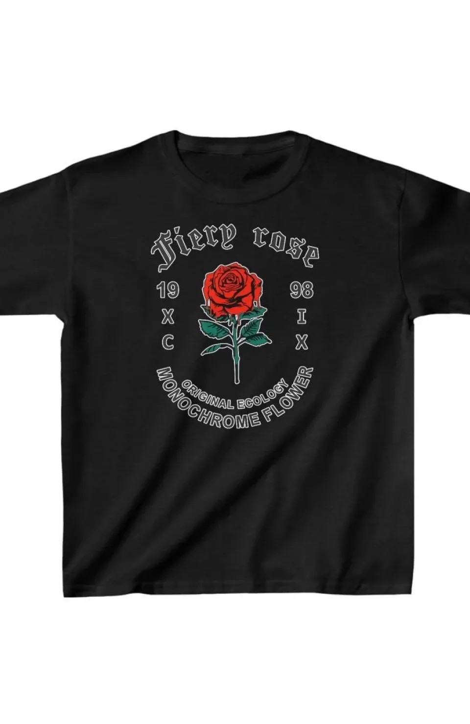 Çocuk Unisex Baskılı T-Shirt - Siyah