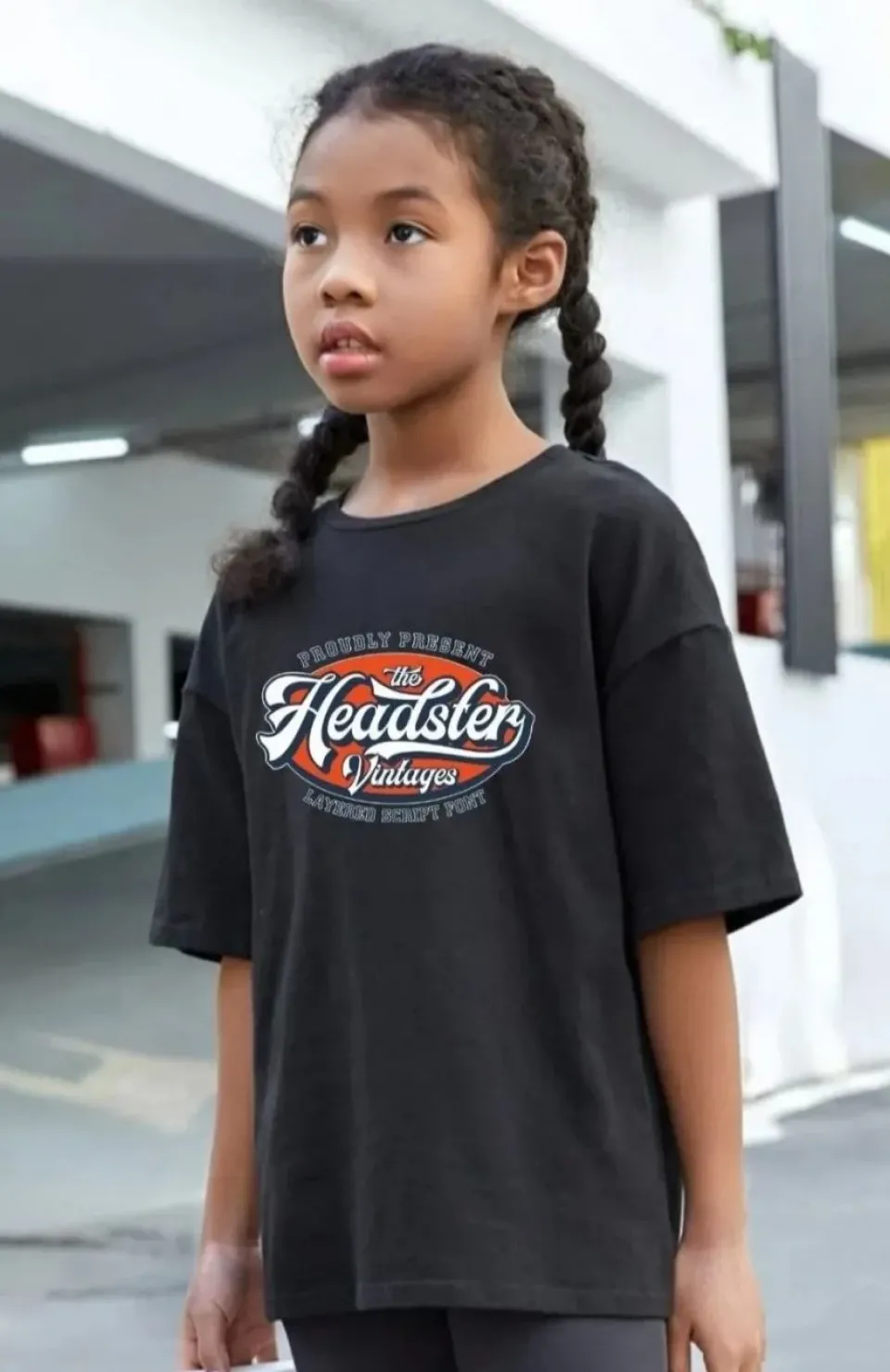 Çocuk Unisex Baskılı T-Shirt-Siyah Somersan Giyim | Kadın, Erkek ve Çocuk Moda