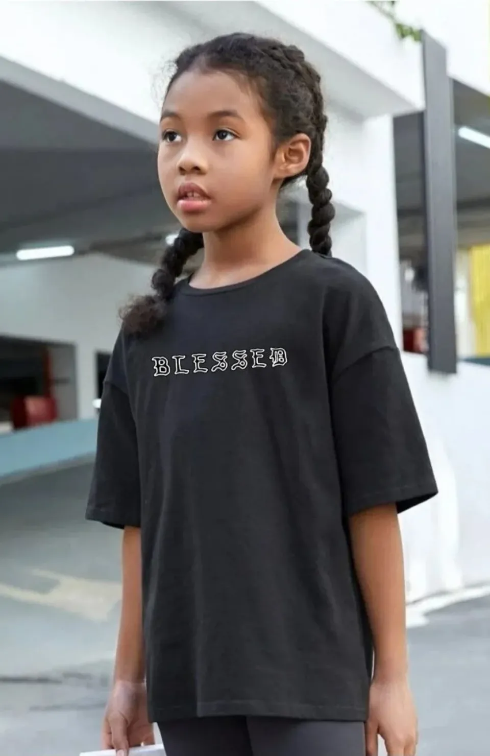 Çocuk Unisex Baskılı T-Shirt - Siyah Somersan Giyim | Kadın, Erkek ve Çocuk Moda