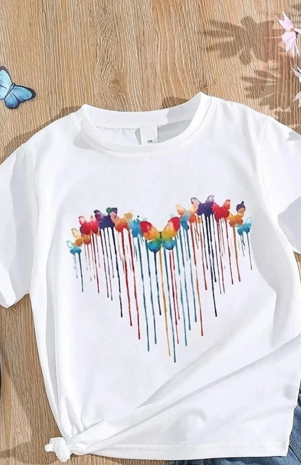 Çocuk Unisex Baskılı T-Shirt - Beyaz Somersan Giyim | Kadın, Erkek ve Çocuk Moda