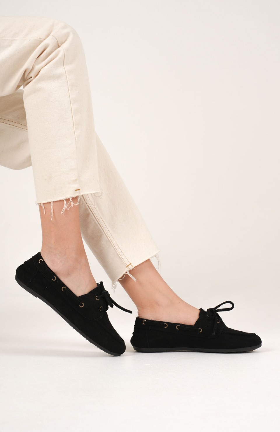 Kadın Siyah Günlük Süet Ayakkabı TR27MS06A Somersan Giyim | Kadın, Erkek ve Çocuk Moda