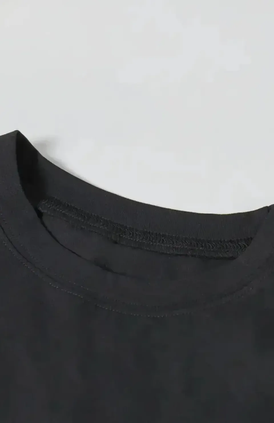 Ördek Baskılı ve Yuvarlak Yakalı Kadın Günlük Büyük Boy Siyah Tişört. - Siyah