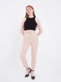 Kadın Tam Kalıp Basic Eşofman Pantolon - Bej