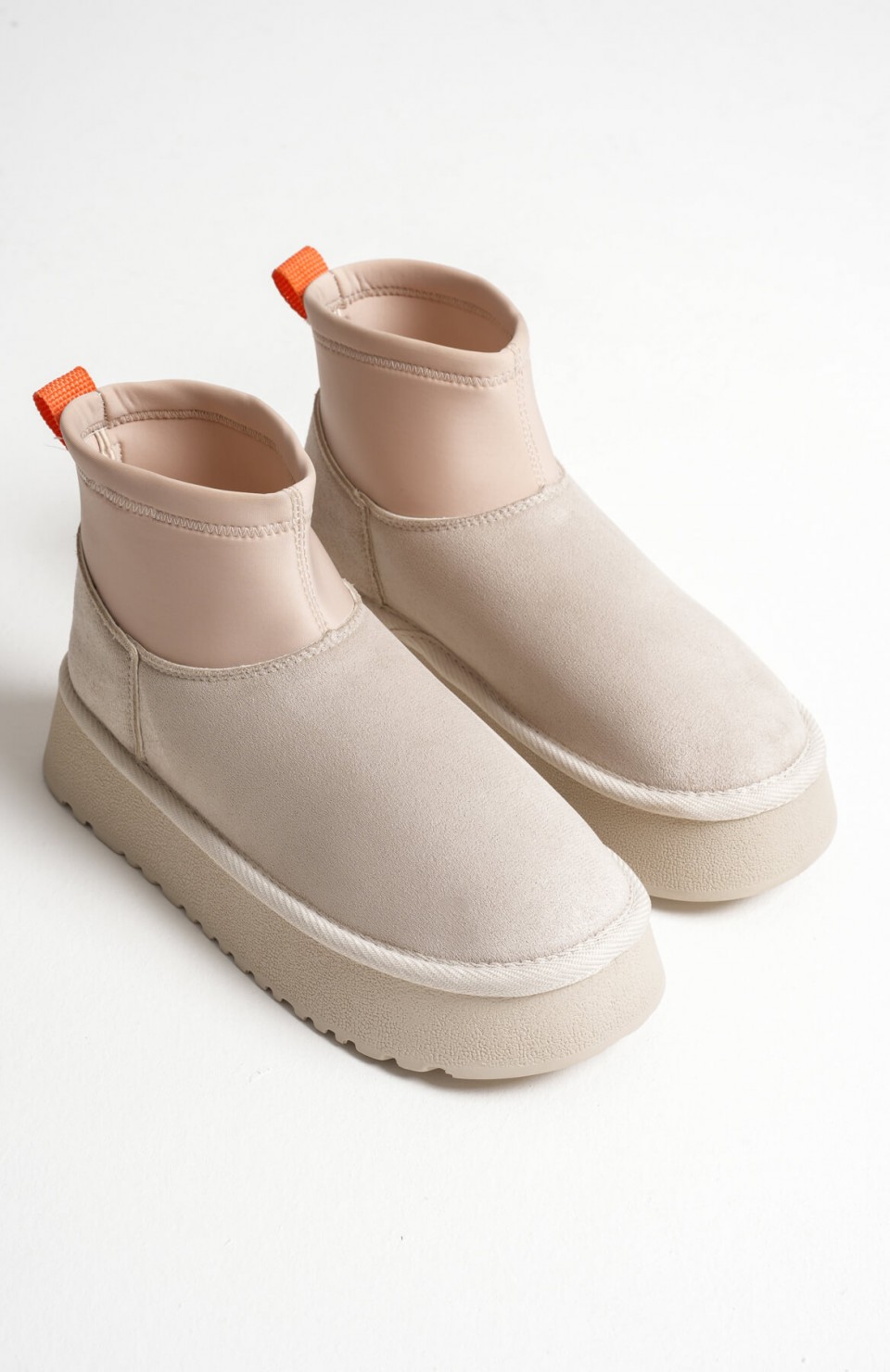 Kadın Bej Kışlık İçi Kürklü Kalın Taban Bot TR04MK04B Somersan Giyim | Kadın, Erkek ve Çocuk Moda