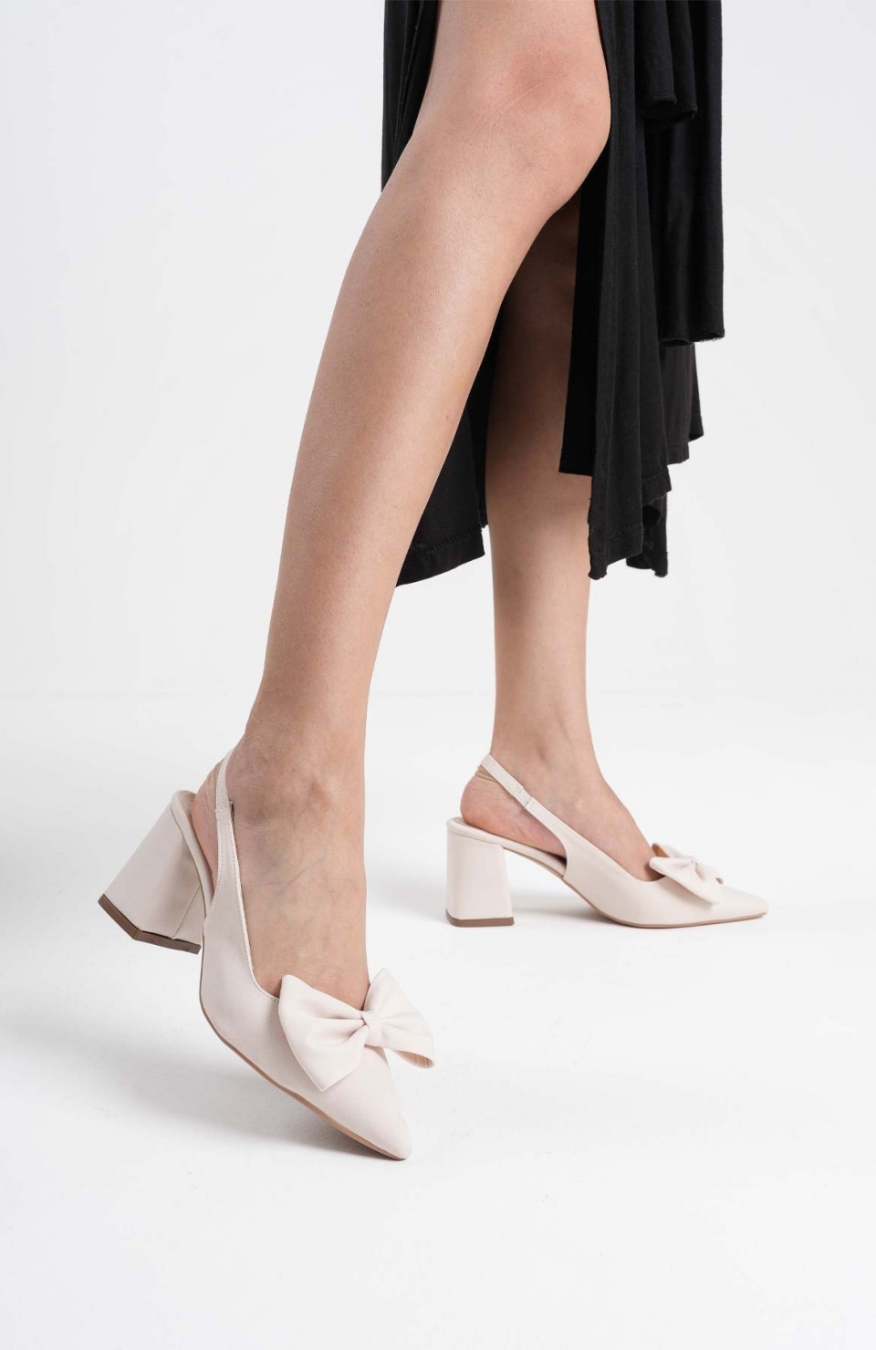 Bej Kadın Topuklu Ayakkabı TR08MS15B Somersan Giyim | Kadın, Erkek ve Çocuk Moda