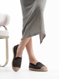 Kadın Siyah Espadril Ayakkabı TR35MY07A Somersan Giyim | Kadın, Erkek ve Çocuk Moda