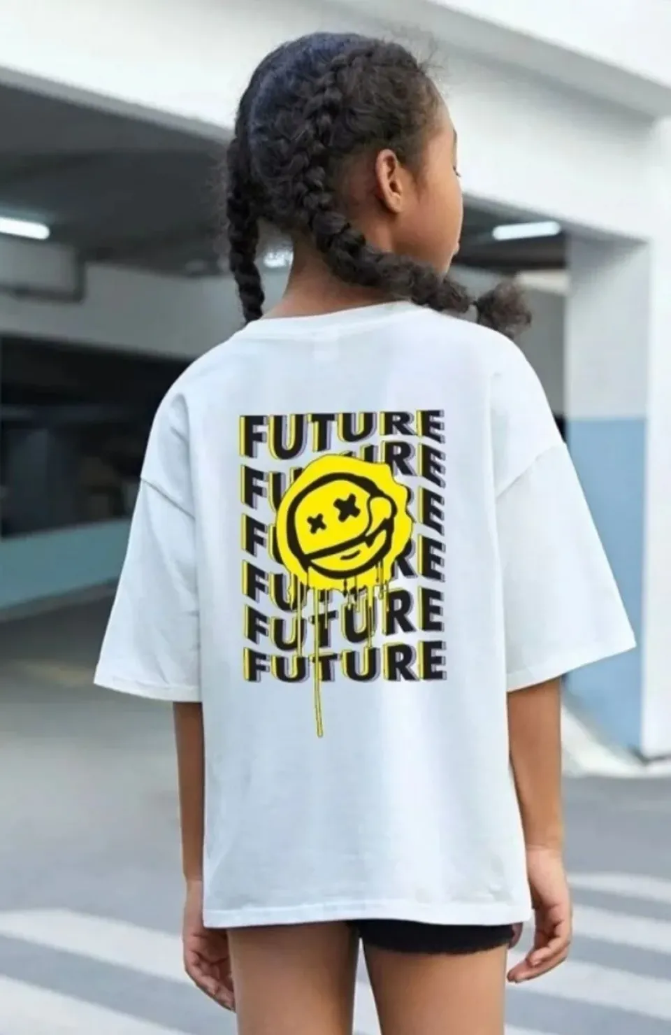 Çocuk Unisex Baskılı T-Shirt - Beyaz Somersan Giyim | Kadın, Erkek ve Çocuk Moda