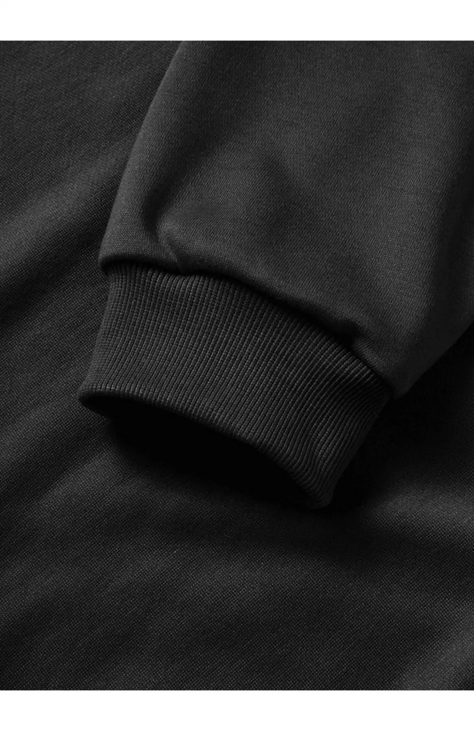 Üç İplik kapüşonlu 10 Kasıma Özel SweatShirt - Siyah